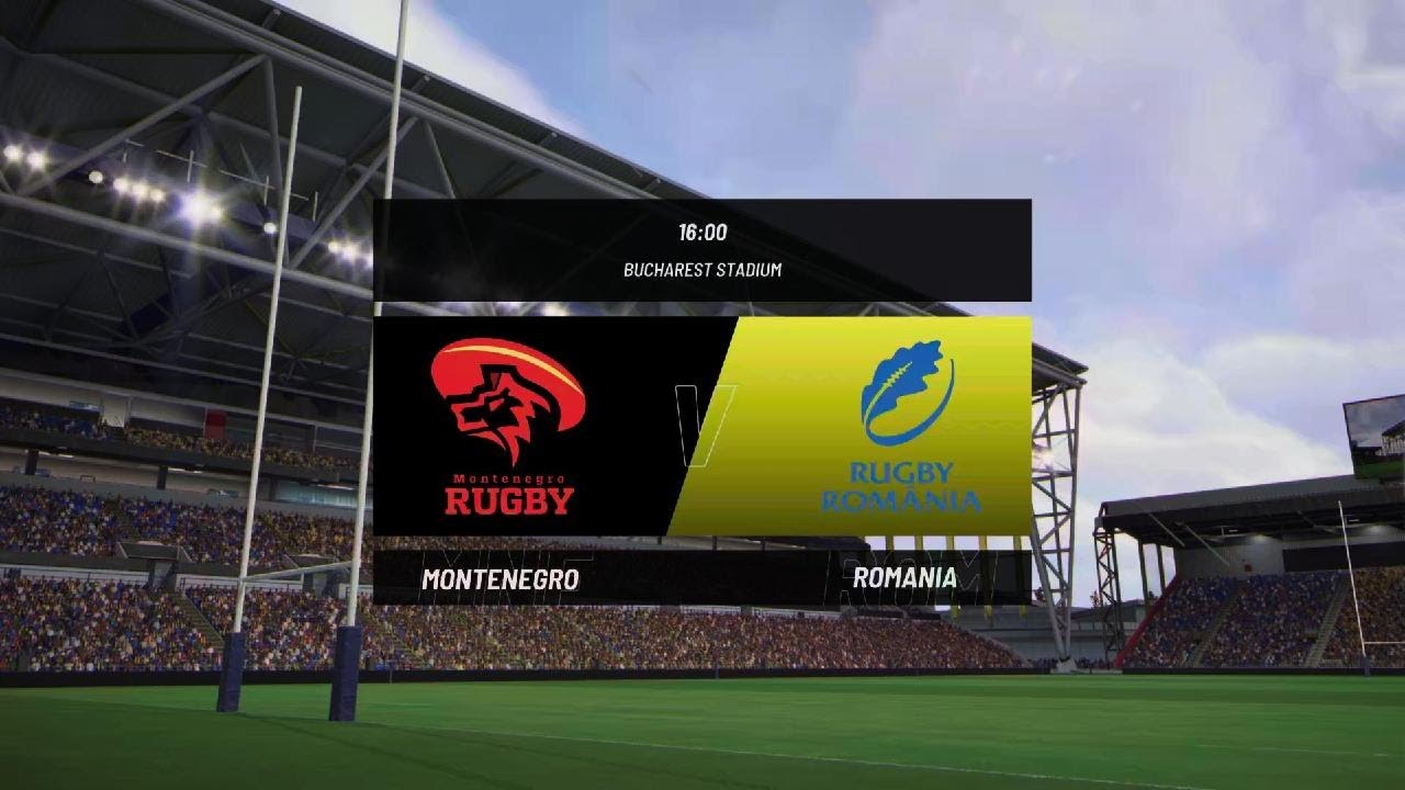 Balkan Rugby Tournament Montenegro vs Romania Game 1 Quarterfinals