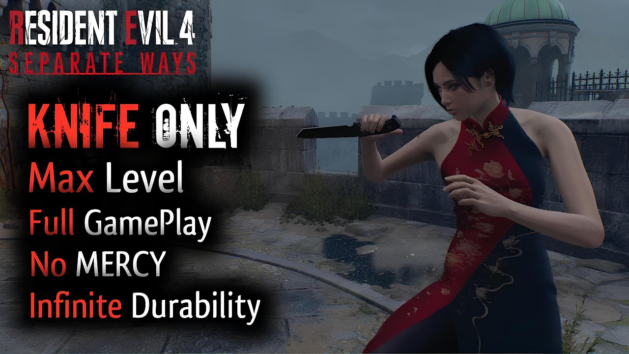 ADA WONG KNIFE ONLY – Full Game No Damage | Resident Evil 4 Remake