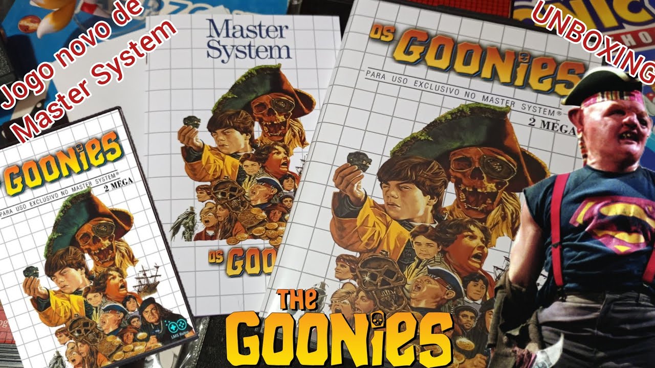 Lançamento de jogo novo de Master System Os Goones! Unboxing especial.