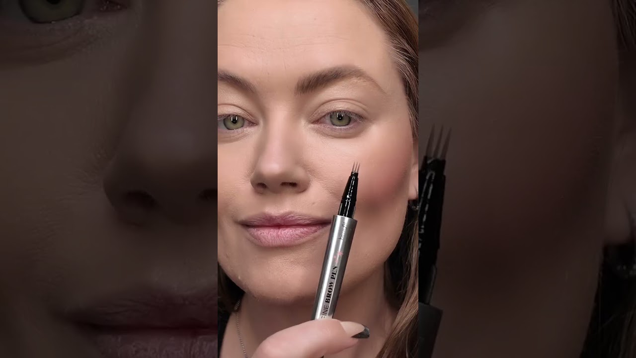 NEW Cosmetics mighty fine brow pen creates hair like strokes for a flawless natural looking brow