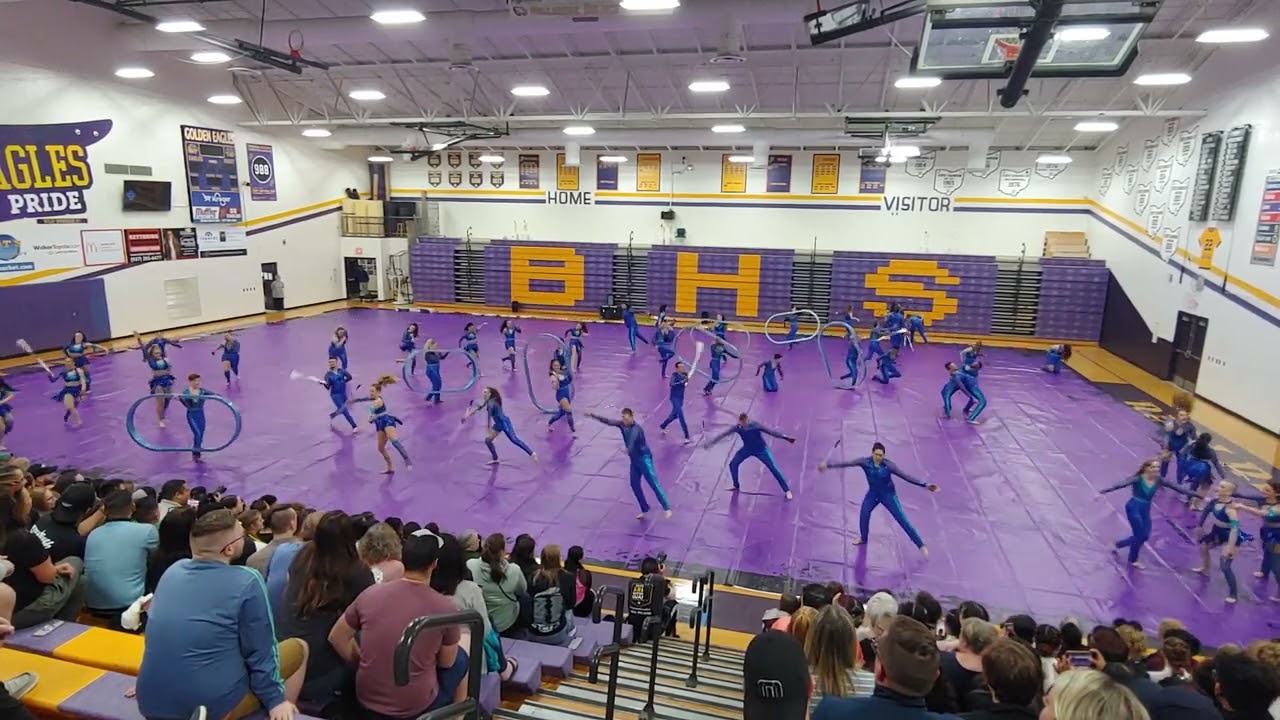 Juxtaposition at WGI preview at Bellbrook HS.