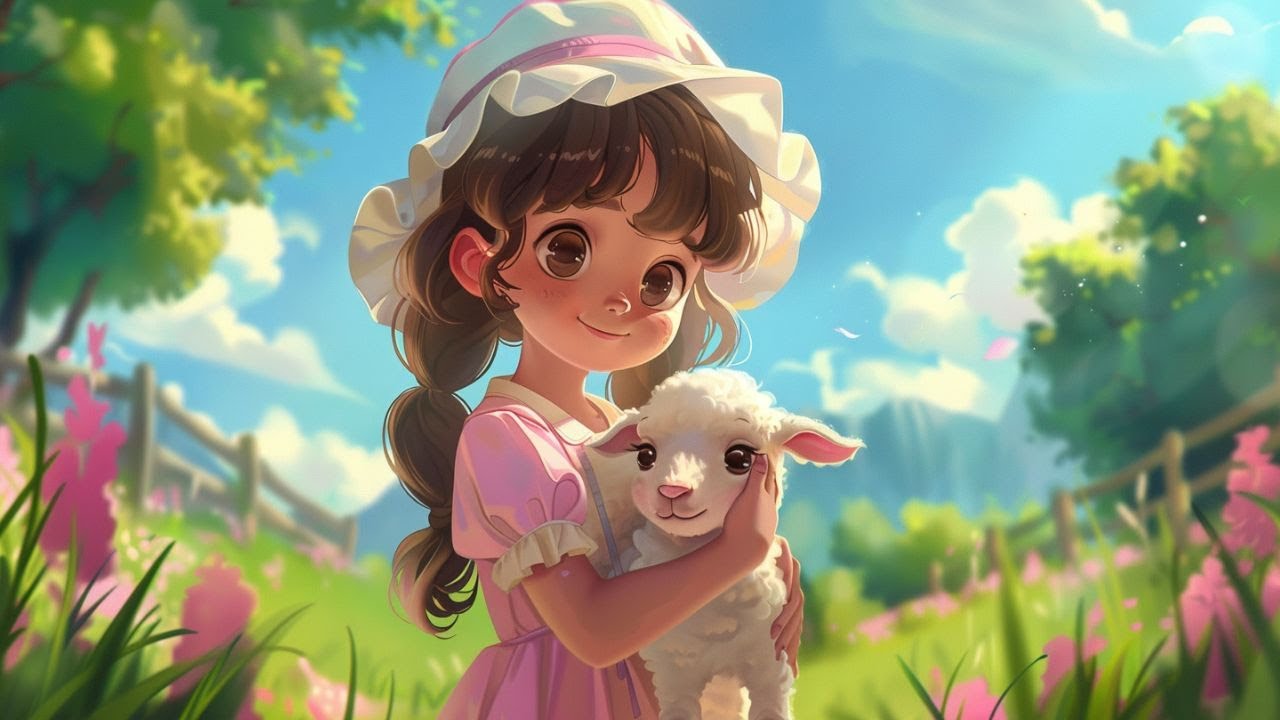 Mary Had a Little Lamb | Fun Time with Mary's Woolly Buddy | Classic Nursery Rhyme 👧❤️🐑🎵