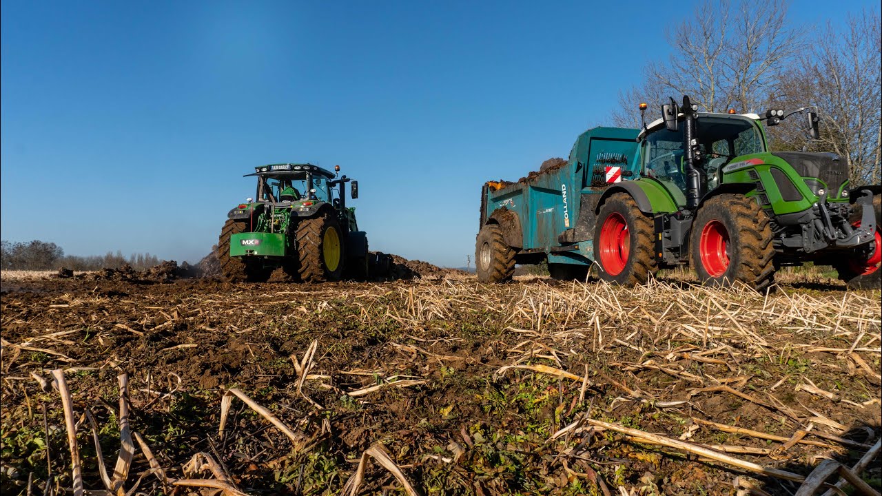 &Eacute;pandage de fumier 🐄 x2 Rolland ROLLFORCE (Fendt~JohnDeere~Massey)