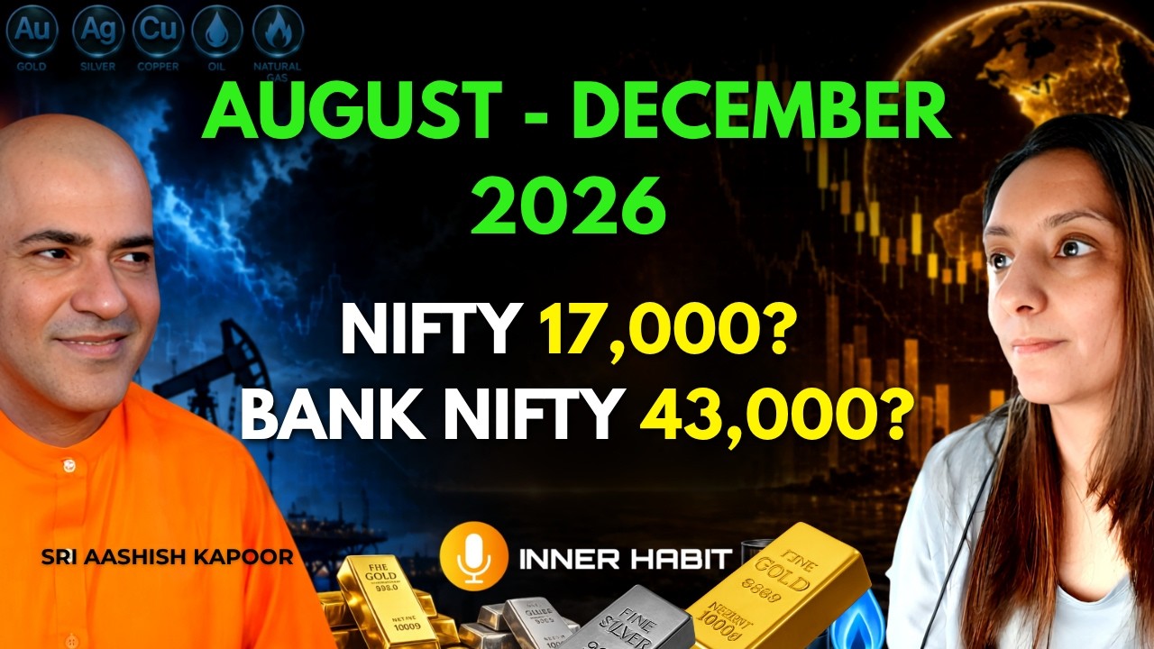 Nifty & Bank Nifty Prediction 2026 | Will Nifty Crash to 17,000 & Bank Nifty to 43,000?