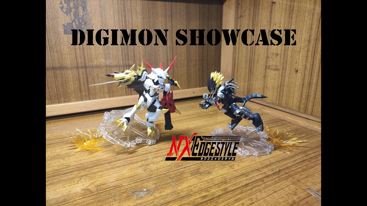 Showcase Digimon NXEDGEStyle Omegamon Alter S vs Beelzemon Battle with Lofi Nostalgic J-Pop