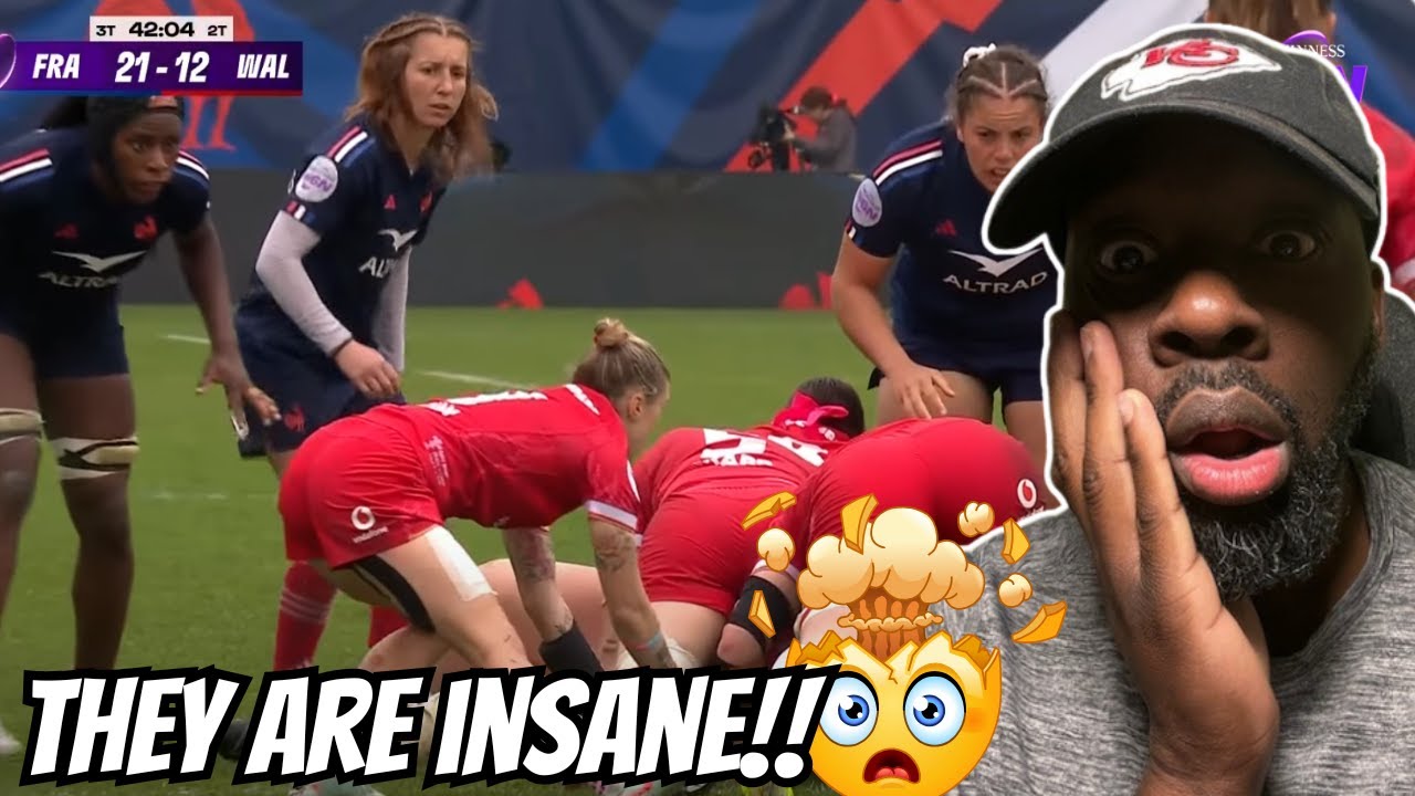 AMERICAN RUGBY FAN REACTS TO! France vs Wales | Women's Six Nations
