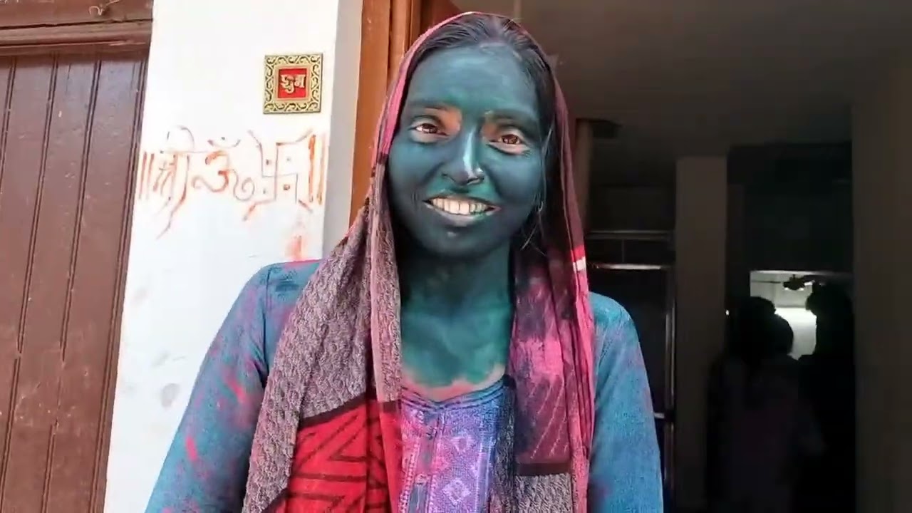 बड़ी भाभी के घर 🏡 सबसे ज्यादा होली 🤗