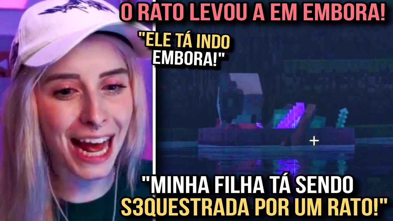 REAÇÃO DA BAGI A EMPANADA S3QUESTRADA PELO RATACKITY KKKKK | QSMP