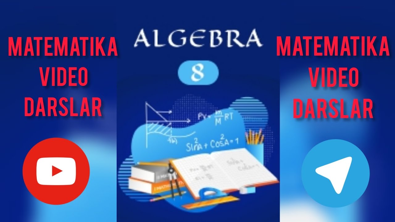 8-sinf | Algebra | 33-dars | Kvadrat tenglamaning ildizlarini topish formulalari. Diskriminant.