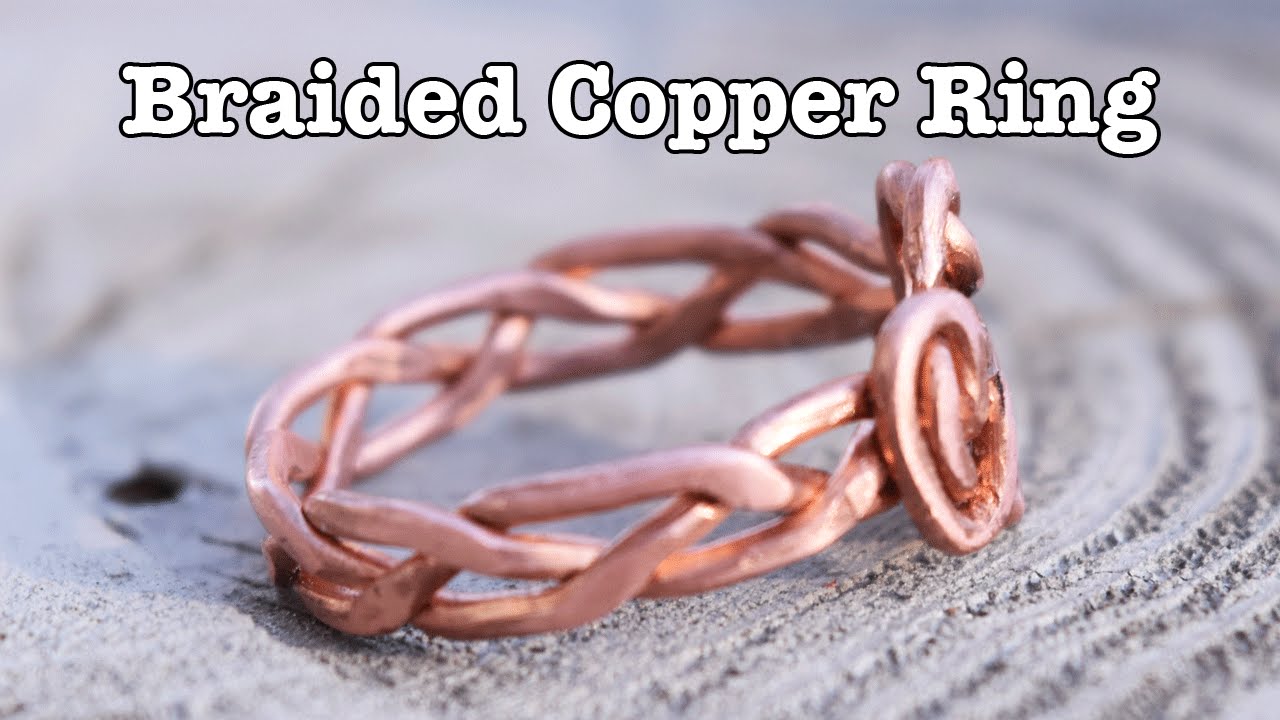 DIY Braided Copper Ring