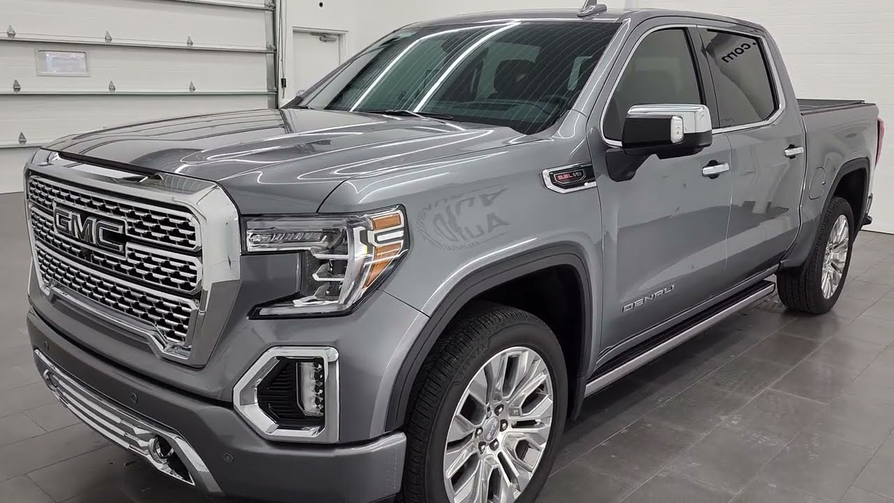 4K 2021 GMC SIERRA 1500 DENALI ULTIMATE CREW SATIN STEEL WALKAROUND 12263ZB SOLD!