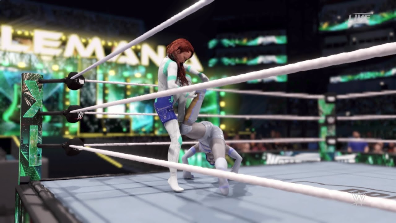 Guinevere vs kim possible, wrestlemania 40,r1,m4