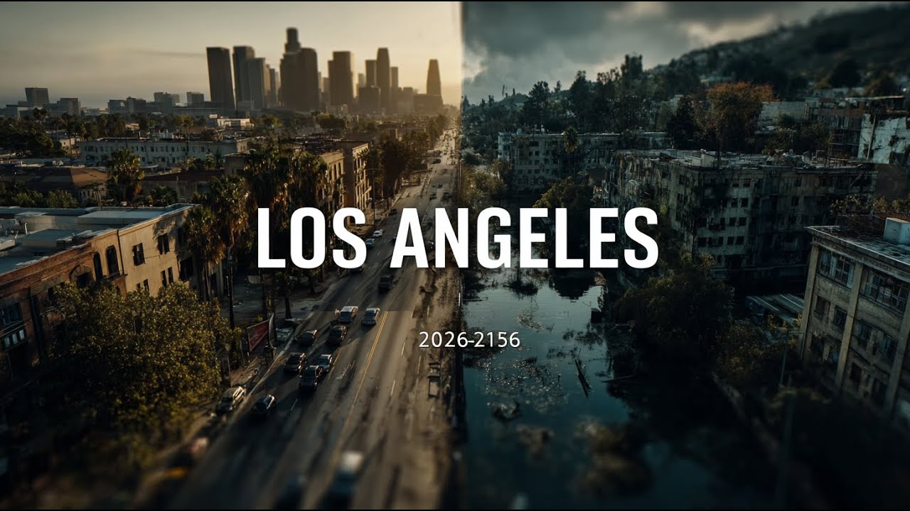 TIMELAPSE OF COLLAPSE: LOS ANGELES 2026–2156 | AI Predicts the Future