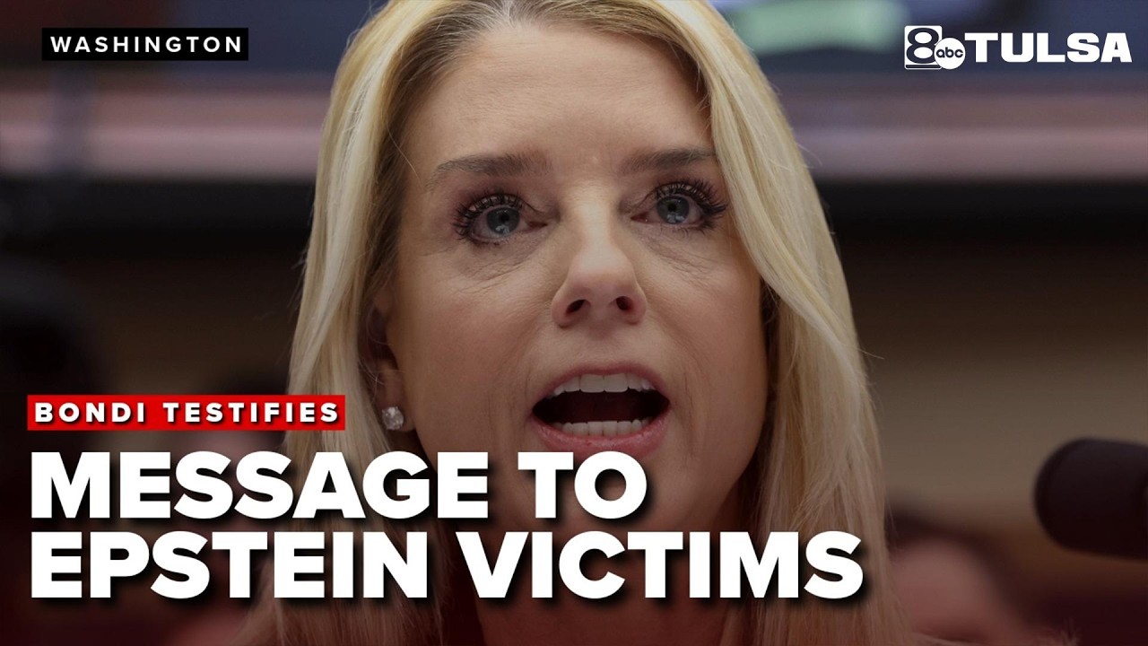 PAM BONDI testifies on EPSTEIN FILES release and her message to VICTIMS