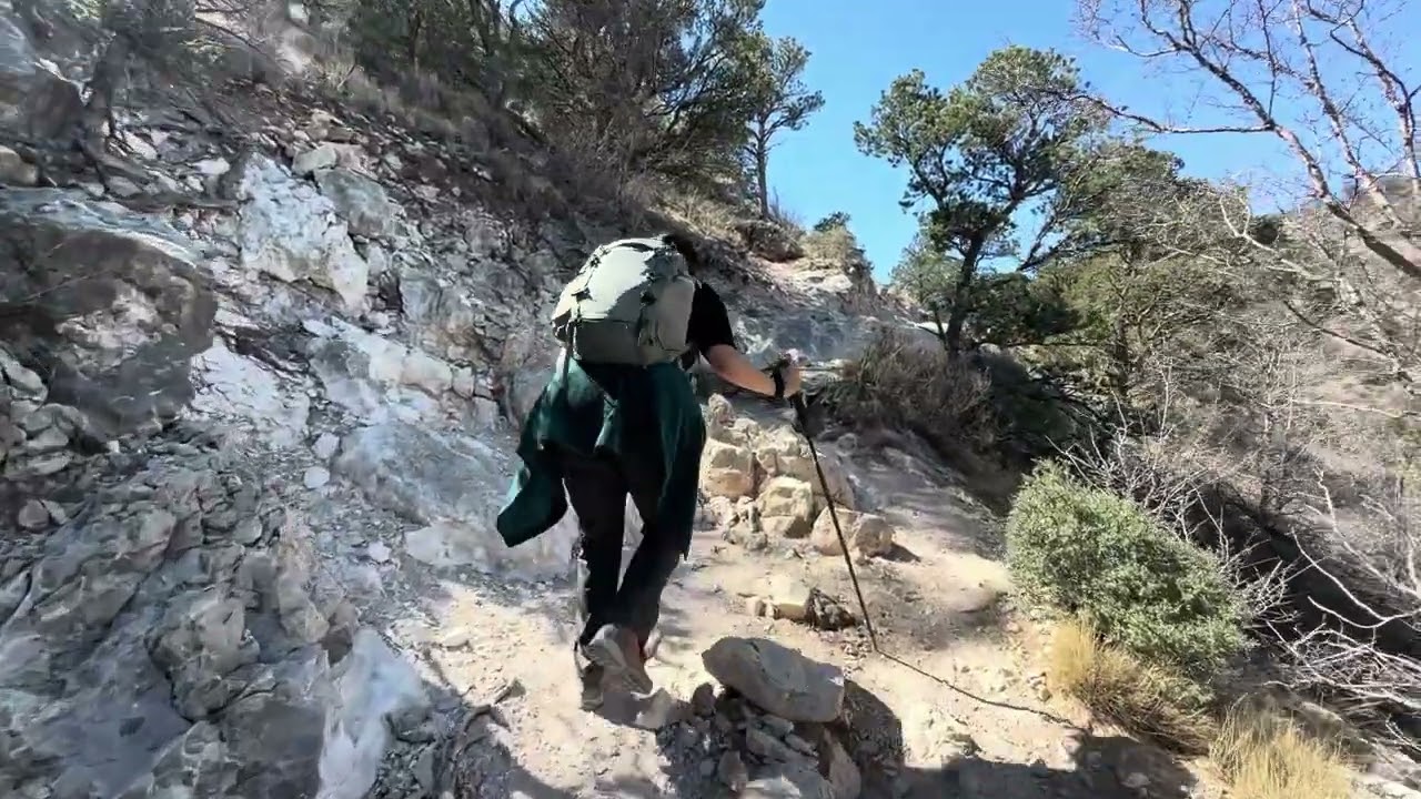 Guadalupe Mountains National park peak hike