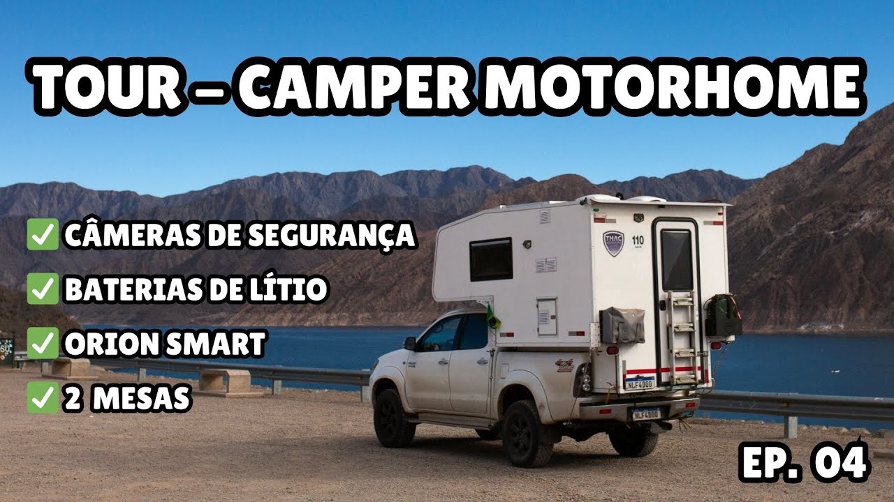 TOUR - CAMPER MOTORHOME COM O MELHOR APROVEITAMENTO DE ESPAÇO