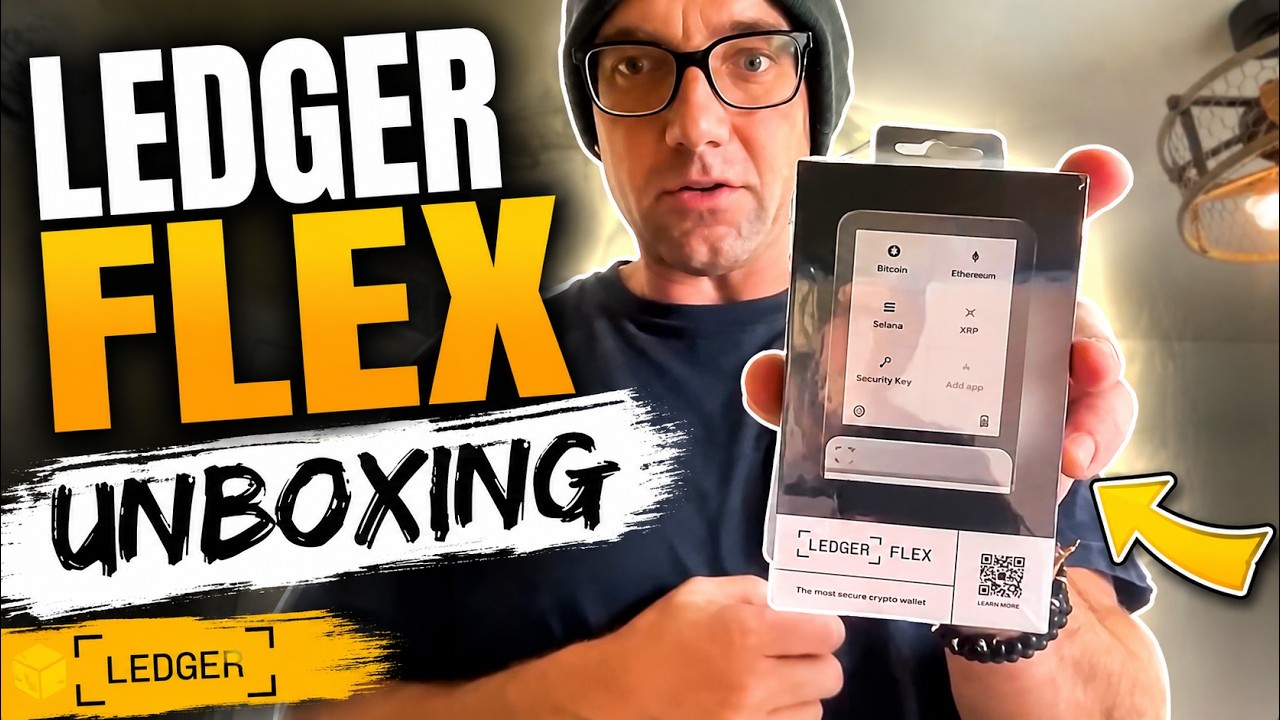 Ledger Flex (Crypto Wallet Unboxing)