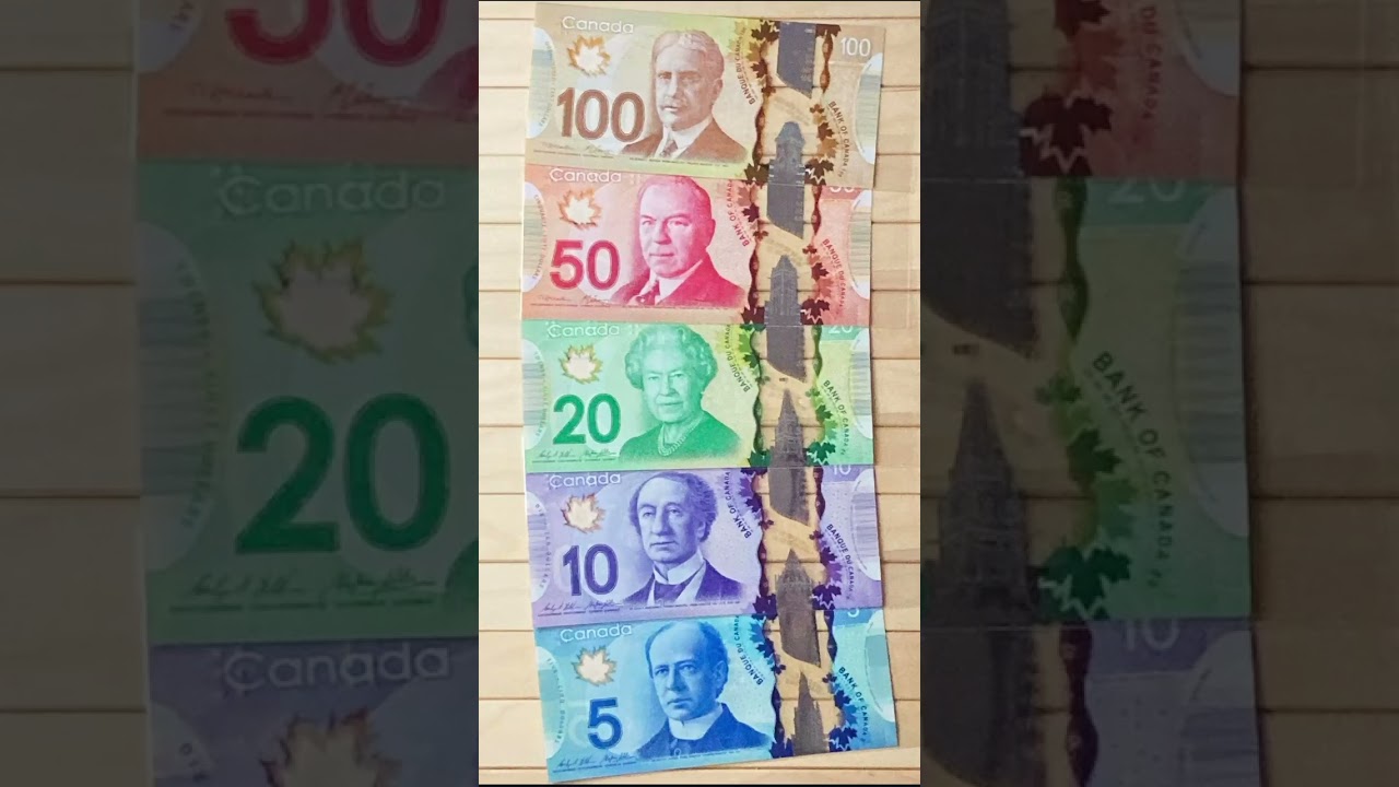 Canadian dollars$ canada money all denominations #money #collection #currency #worldbanknotes