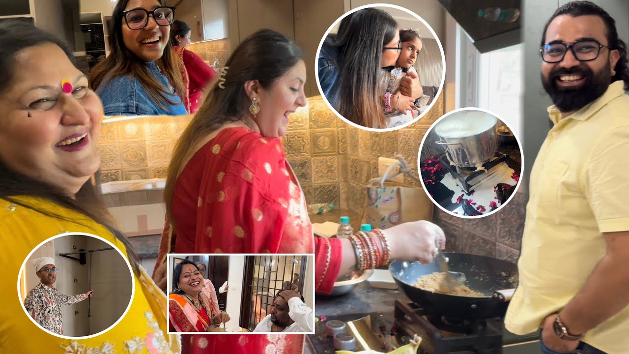 Naye Ghar Mai Pehli Rasoi❤️ Home Tour 🏠