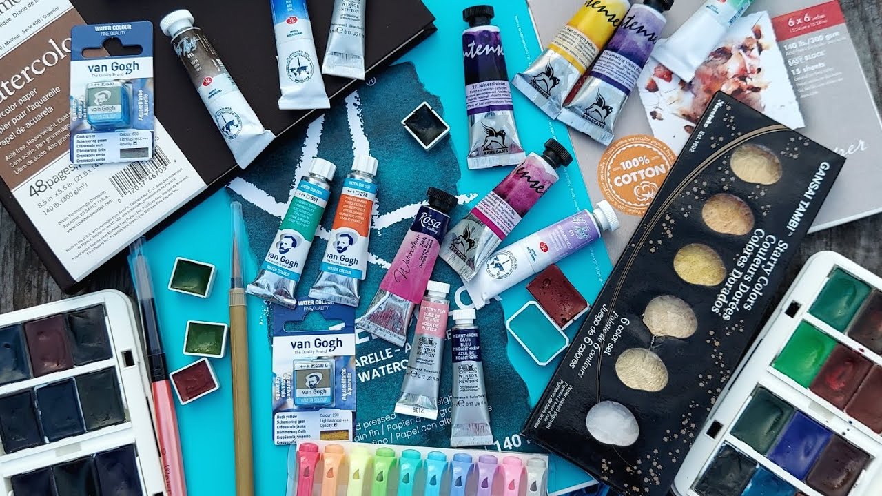 COLLECTIVE WATERCOLOR SUPPLY HAUL! Visiting ‎@JerrysArtarama  for the 1st time! Amazon+Etsy too!