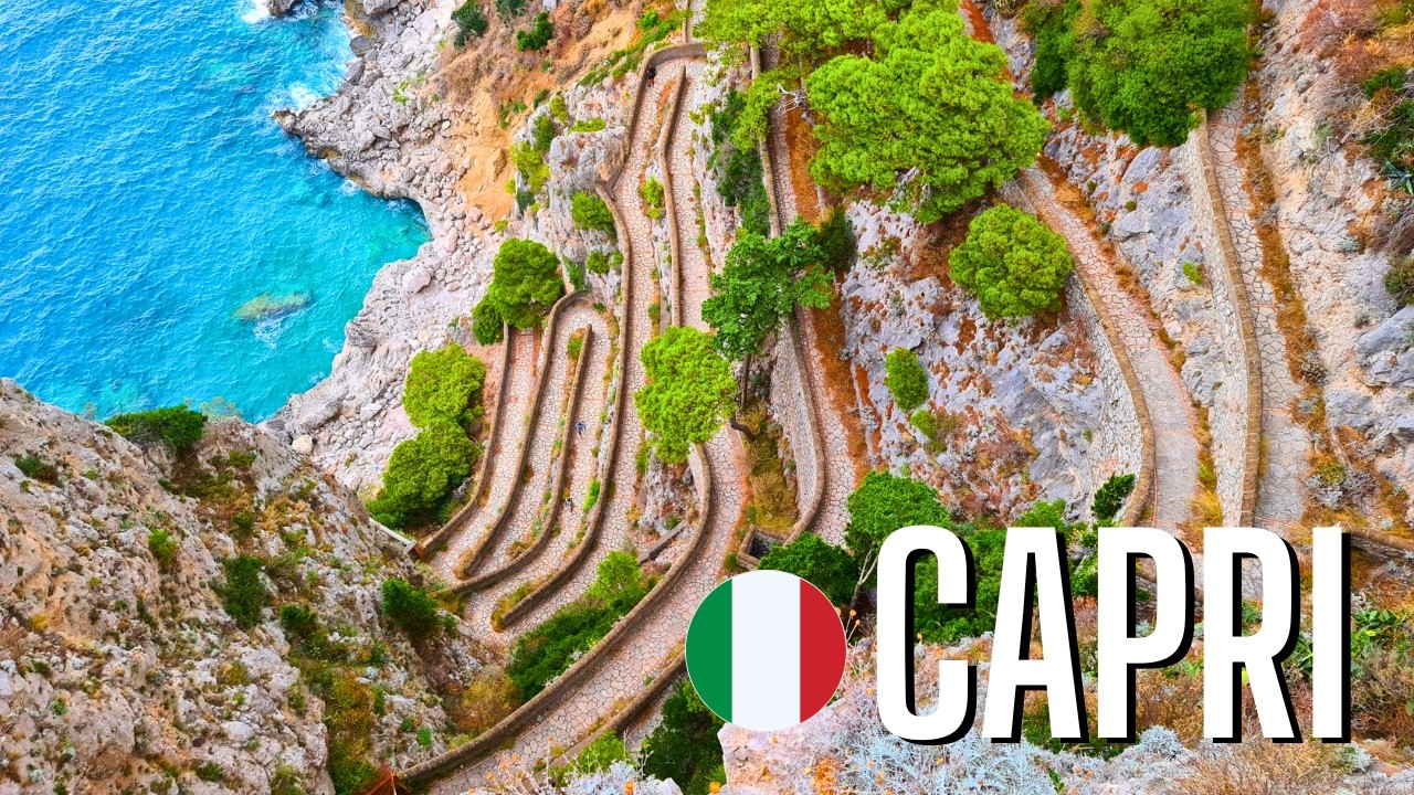 ITALY 8K CAPRI The Most Beautiful Street in the World? Discover Via Krupp
