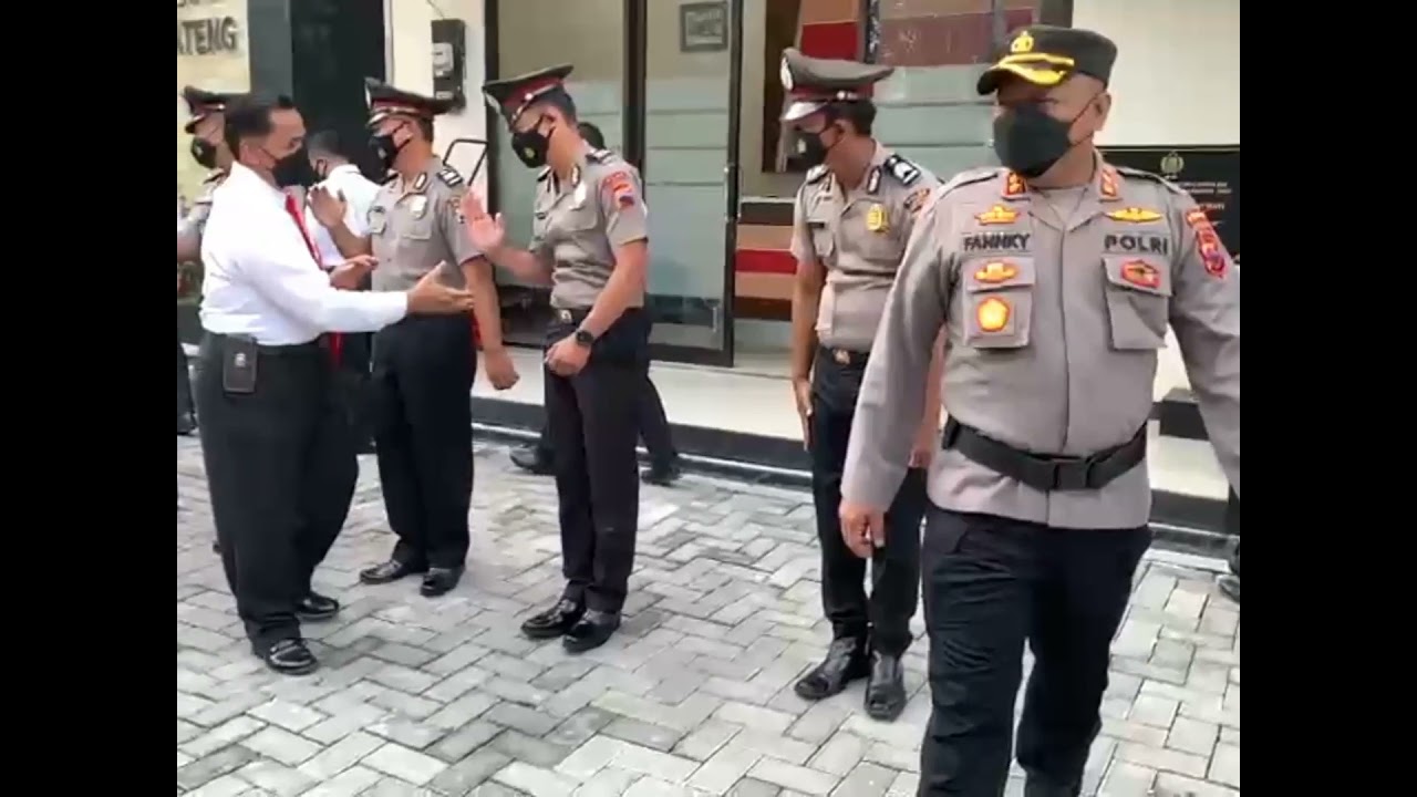 Upacara Kenaikan Pangkat Pers Dittahti Polda Jateng Priode Jan 2022 