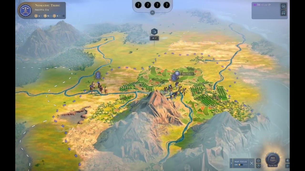 Dominating My Starting Home Area in Humankind