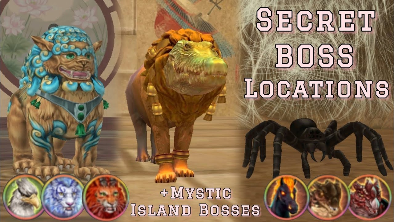 Secret Boss Locations | +Mystic Island Bosses | WildCraft