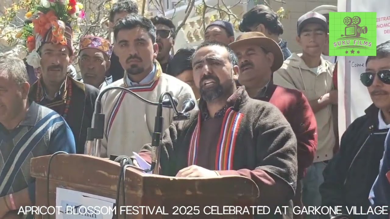 Apricot blossom festival 2025 celebrated at Garkone village UT Ladakh