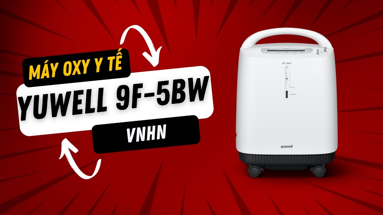 🔥 MÁY TẠO OXY 5LIT YUWELL 9F-5BW | Siêu Êm Ái • Chuẩn Y Tế • DÙNG TẠI NHÀ #yuwell #maytaooxyyte