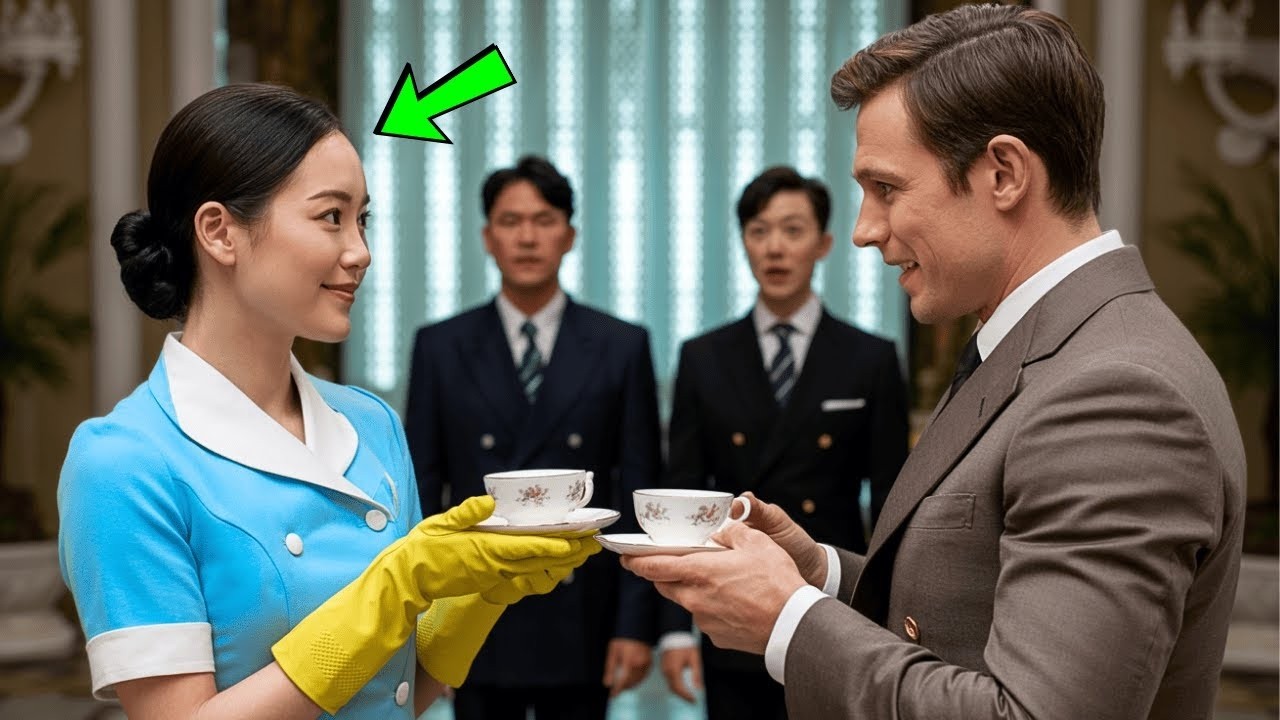 호텔에서 러시아 CEO는 아무도 자기 말을 못 알아들어 패닉에 빠졌다  그때 청소부가 러시아어로 차를 건넸다