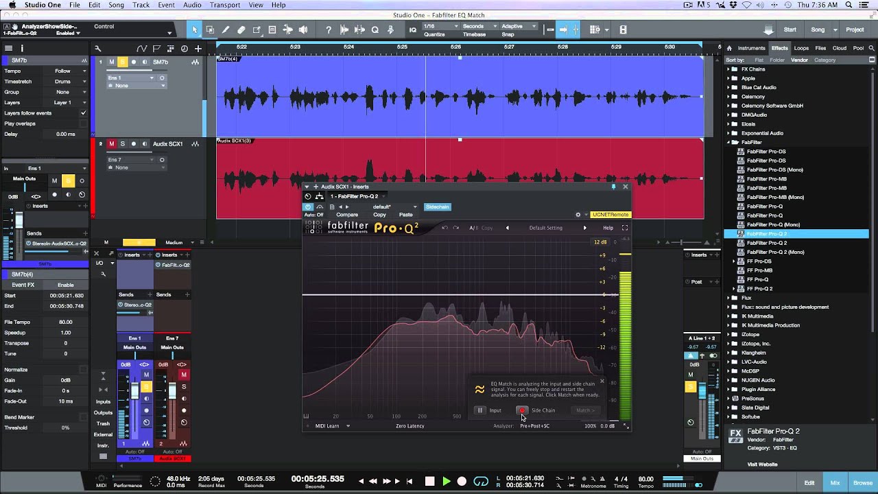 Using Fabfilter ProQ2 To EQ Match