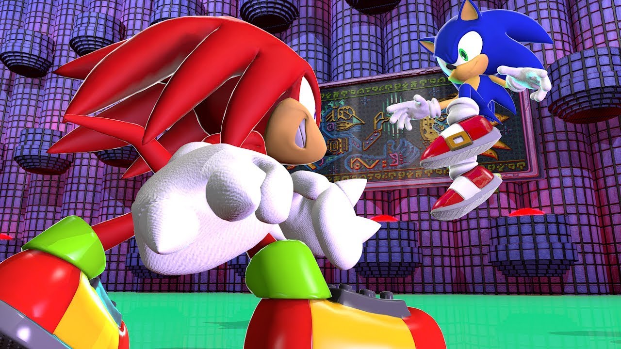 [Project M X] Part 1: Sonic Vs. Knuckles (3D Sonic Animation)