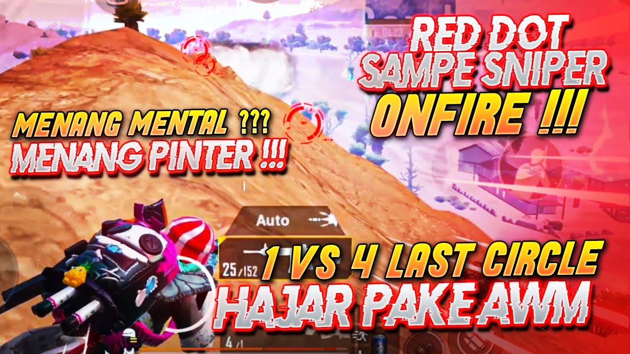DAPET MUSUH SUPER KERASSS !! RED DOT SAMPE SNIPER AUTO NGAMUK !! Ryan Prakasha PUBG Mobile
