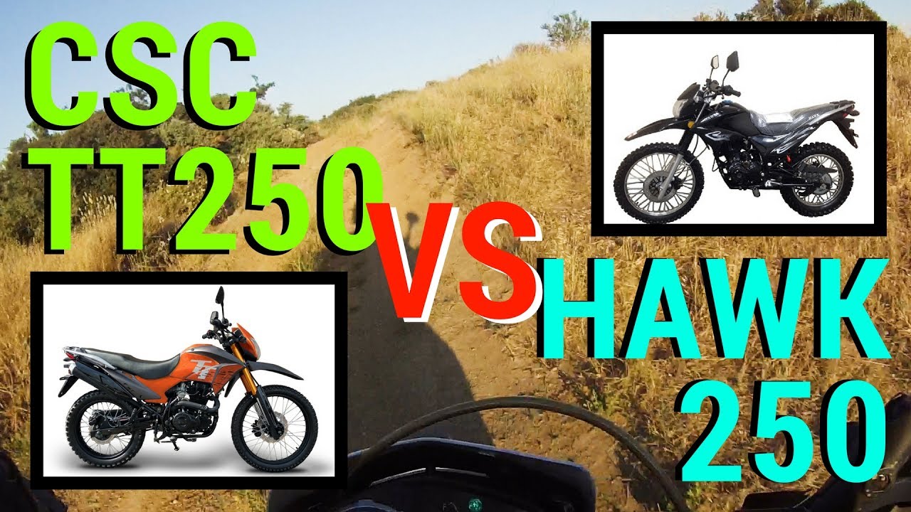CSC TT250 vs HAWK 250: What's The Difference!? - A Chinese Dual Sport Motorcycle Comparison