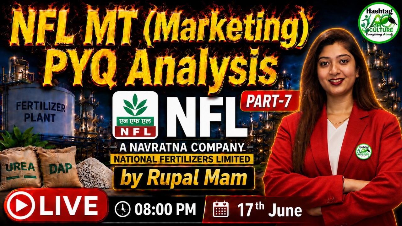 🔥 NFL MT Marketing PYQ Part-7 | NFL Management Trainee Marketing Previous Year paper| by Rupal Mam