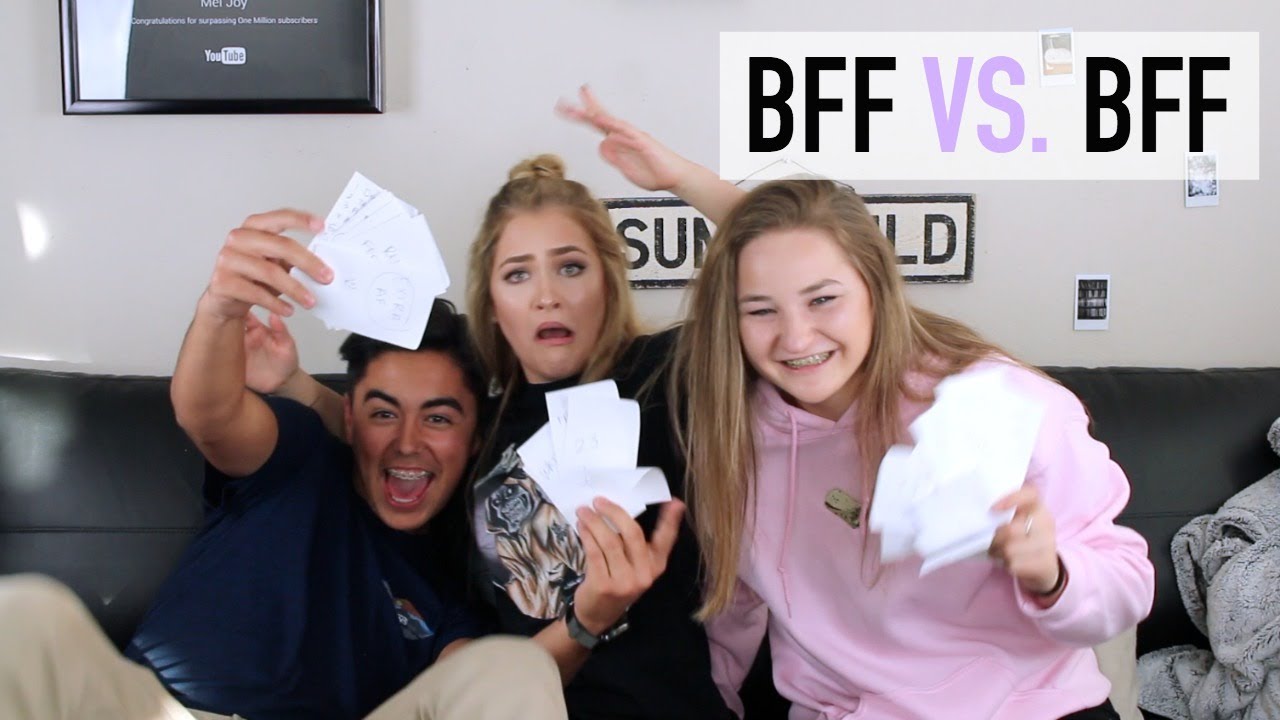 BEST FRIEND VS. BEST FRIEND CHALLENGE! | Mel Joy