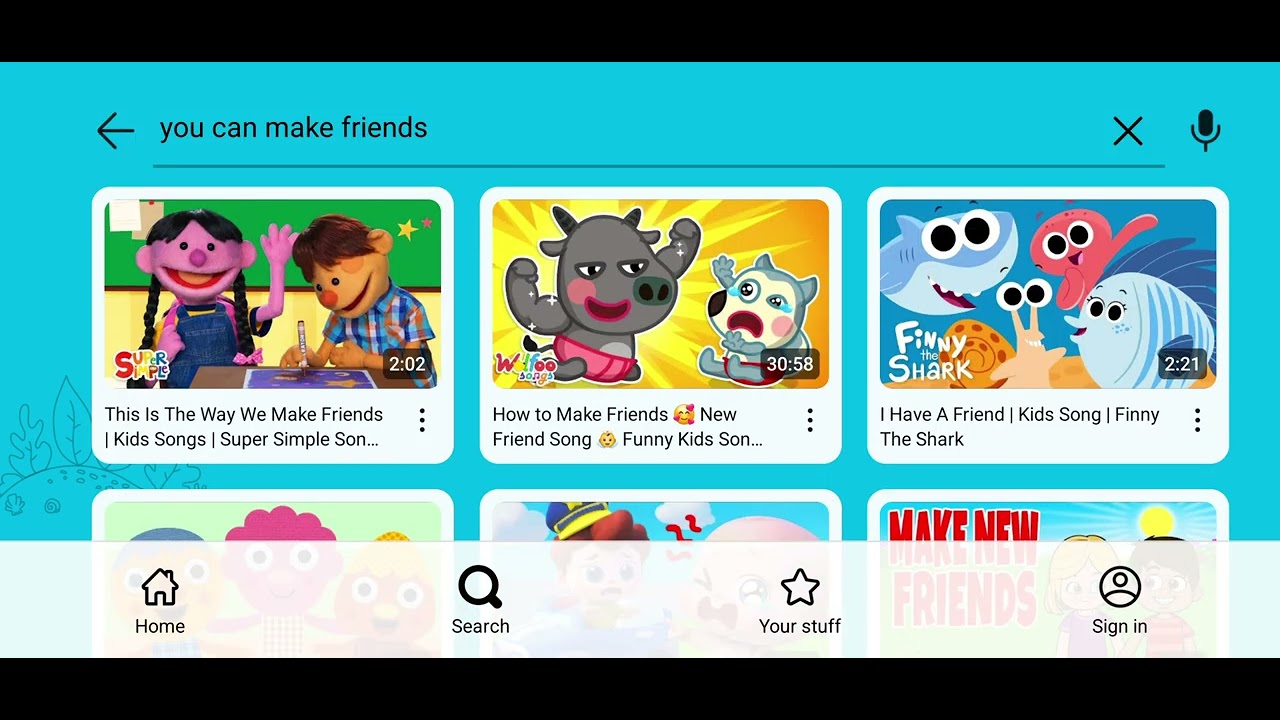 How to Search using voice on YouTube kids app