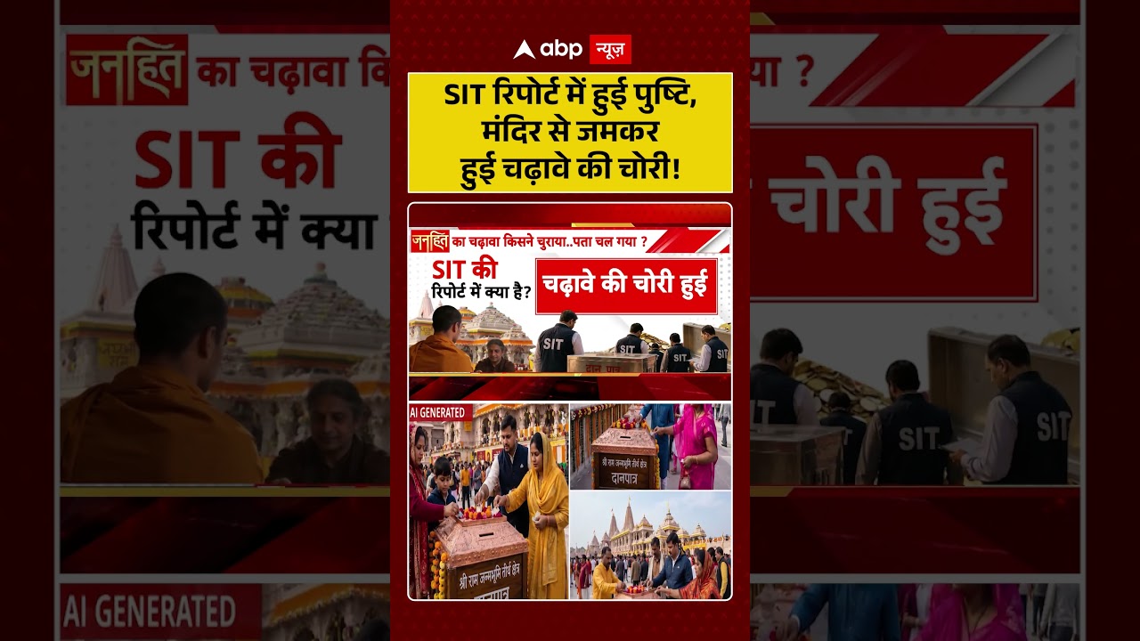 Ram Mandir Scam : SIT रिपोर्ट में हुई पुष्टि, मंदिर से जमकर हुई चढ़ावे की चोरी! | #ytshorts #viral