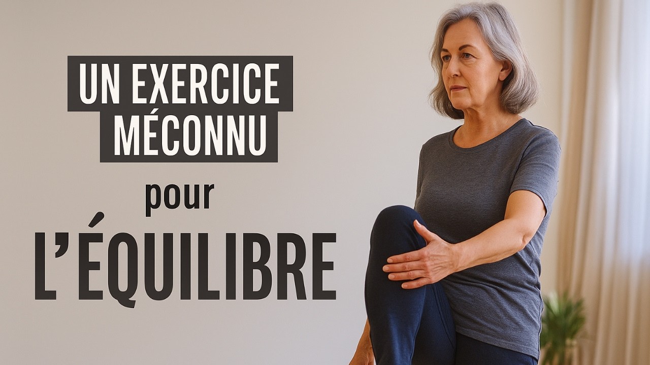 Un exercice MÉCONNU pour améliorer son équilibre (sans accessoire)!
