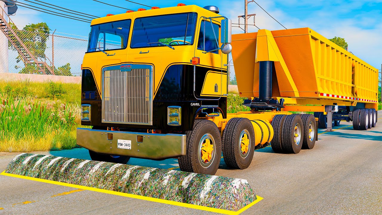 Trucks vs Speed Bumps (Long Video)