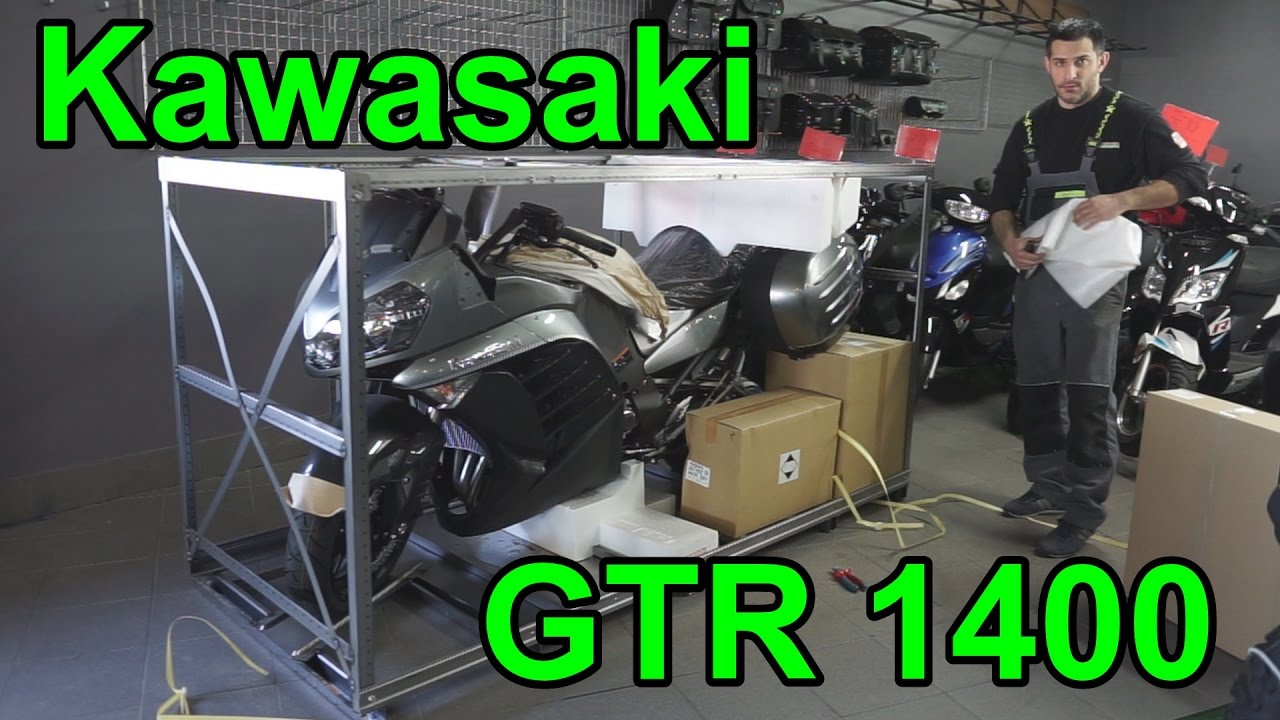 UNBOXING Kawasaki GTR 1400 2017r