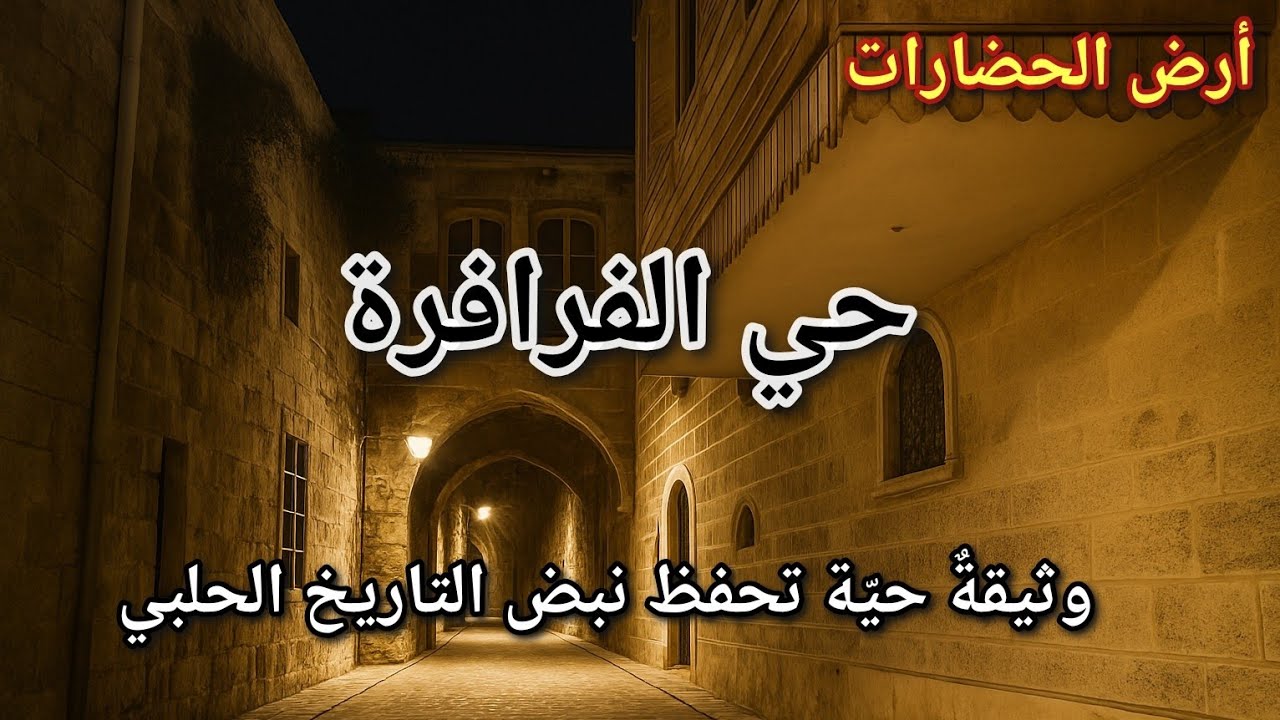 الفرافرة سر الحارة الحلبية العتيقة