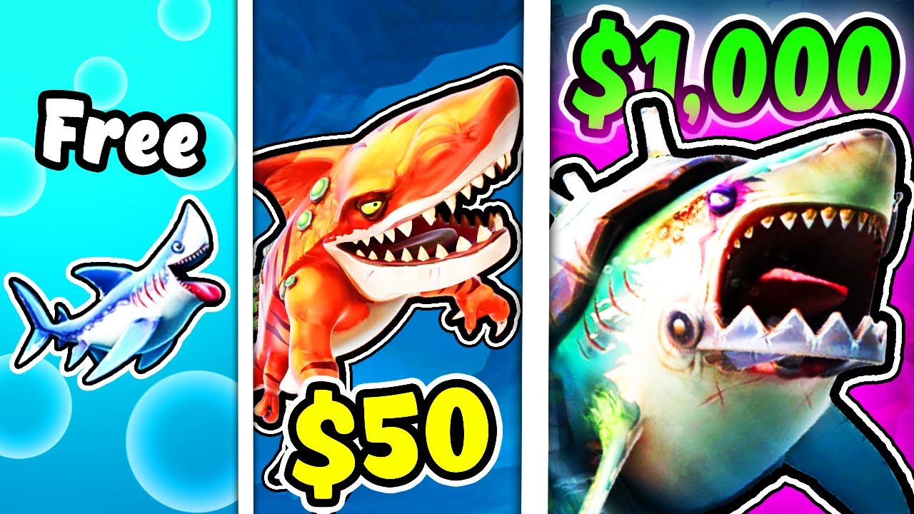 Потратил 1000 долларов на разблокировку секретной акулы уровня «Бог»