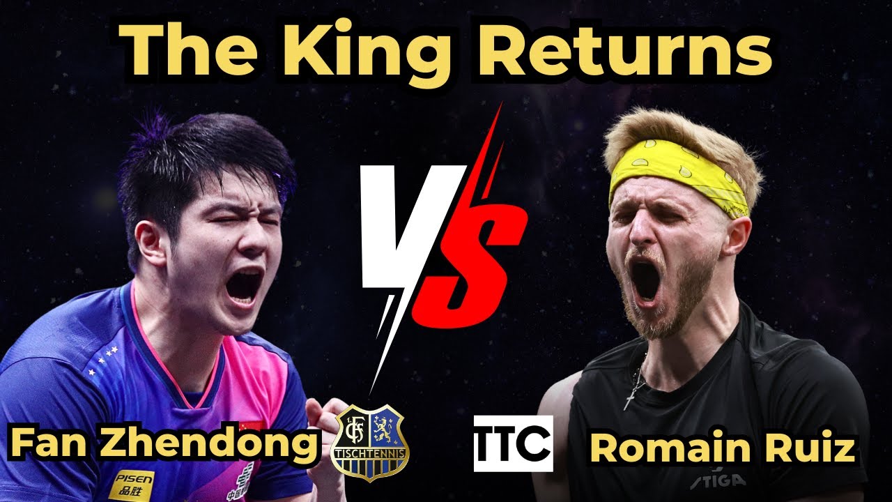 The King Returns.All Eyes｜Fan Zhendong vs Romain Ruiz｜1.FC Saarbrücken-TTvsTTC Schwalbe Bergneustadt