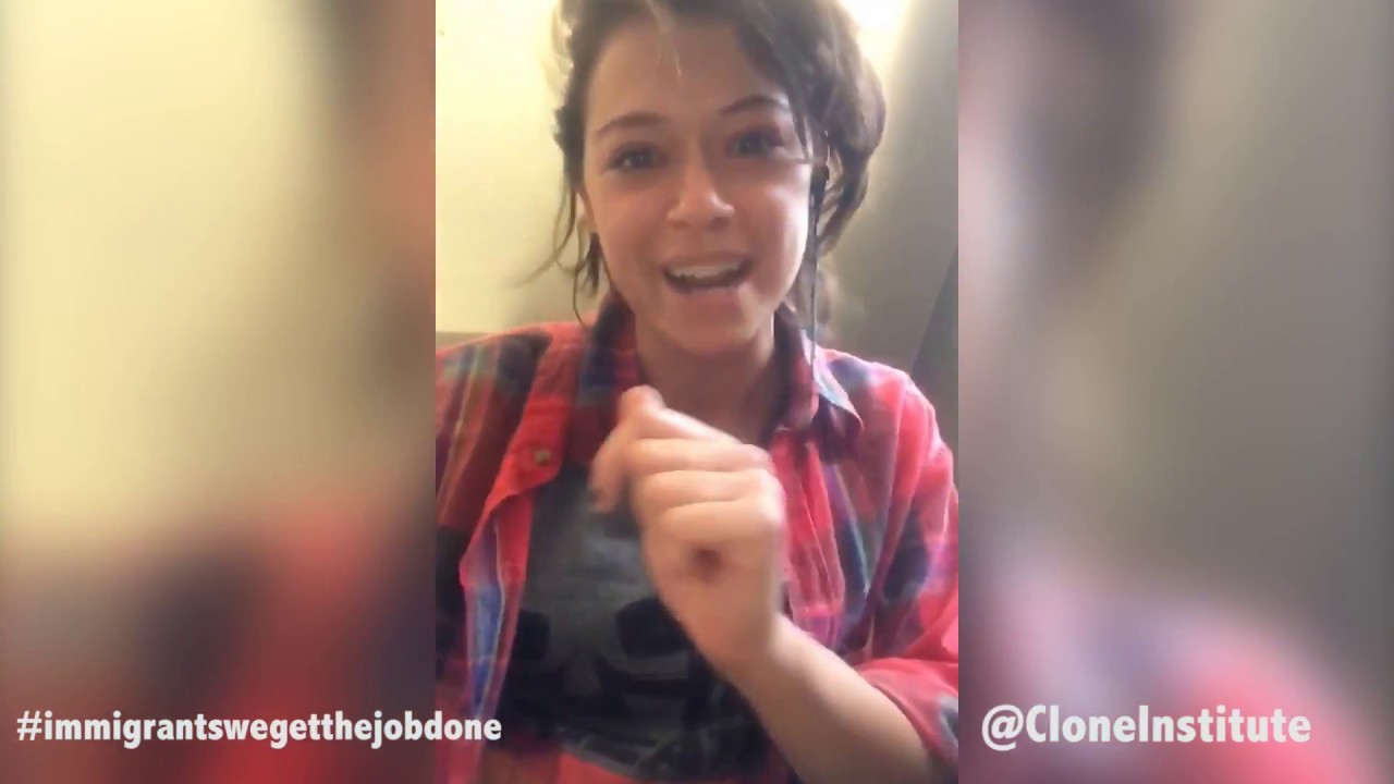 Tatiana Maslany rapping 