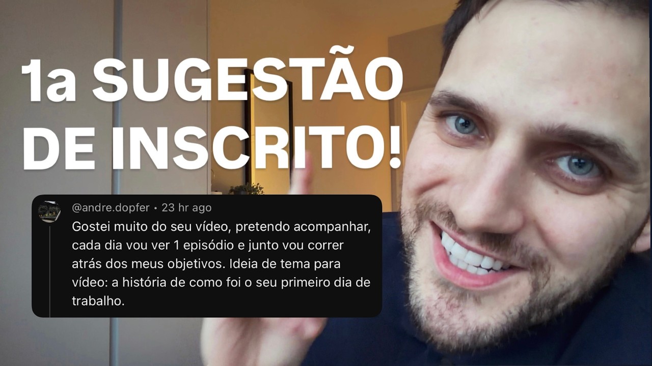 Meu primeiro dia de trabalho! 19 ANOS ATRÁS