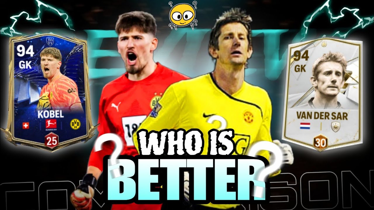 94 VAN DER SAR vs KOBEL power test 👀 | REVIEW🔥 | Fc mobile
