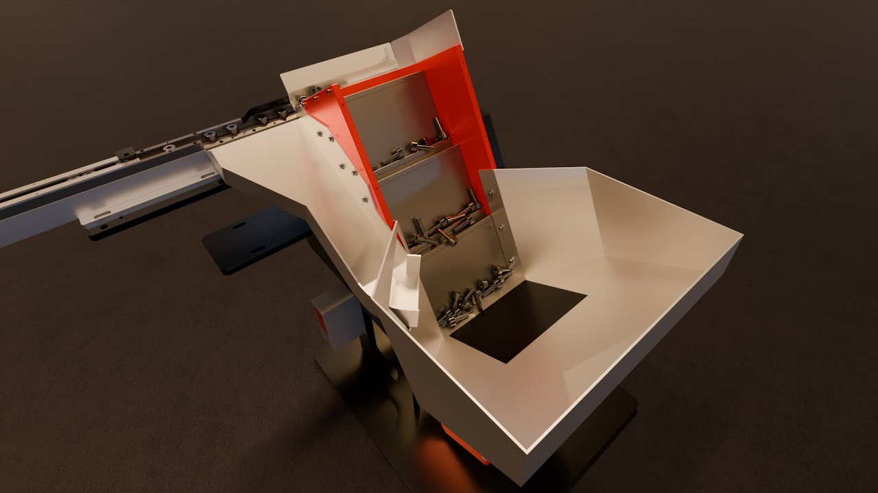 Vibratory Step Feeder and Segment Feeder Simulation