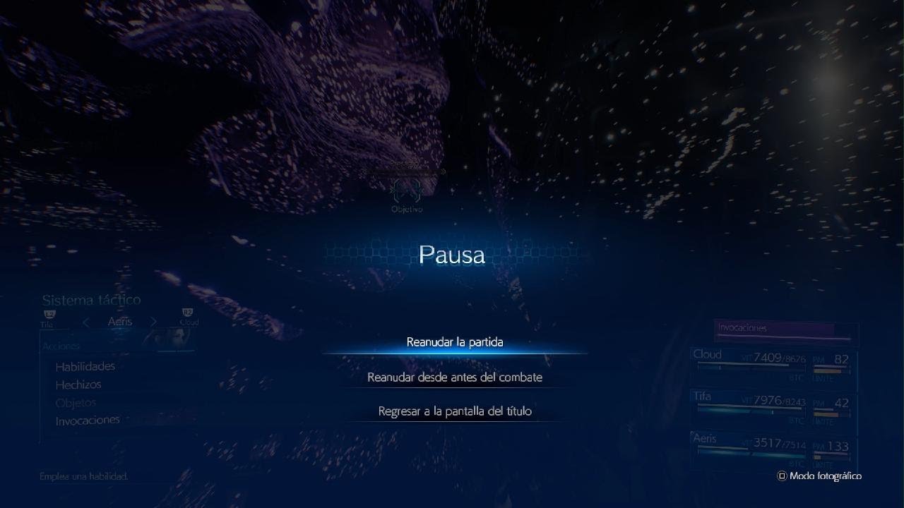 FINAL FANTASY VII REMAKE Batalla Sephiroth